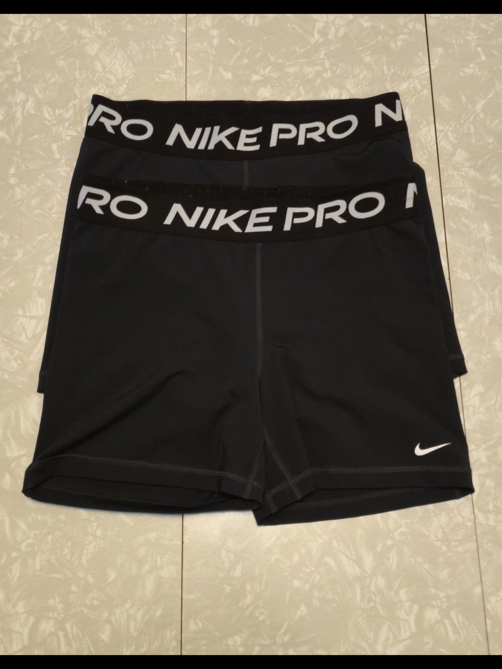 Nike Pro Black Compression Shorts Duo